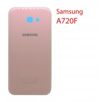 Задняя крышка (стекло) для Samsung Galaxy A7 (2017) A720F розовый