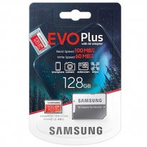 Карта памяти Samsung EVO Plus (UHS-3) 128GB