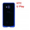 Стекло крышка (стекло) с объективом для HTC U Play (синий)