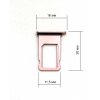 Cим-лоток (Sim-слот) Apple iPhone 7 plus розовый
