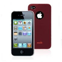 Чехол накладка Moshi для iPhone 4/4s (бордовый)
