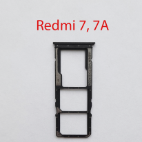 Cим-лоток (Sim-слот) Xiaomi Redmi 7 черный