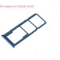 Сим лоток Samsung Galaxy A7 (2018) A750 (синий)