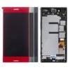Экран (модуль) в раме Sony Xperia XZ Premium (серебристый)