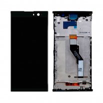 Экран (модуль) в раме Sony Xperia XA2 Plus (черный)