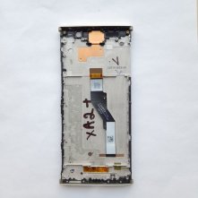 Экран (модуль) в раме Sony Xperia XA2 Plus (золотистый)