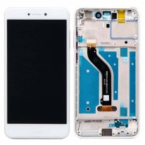Экран (модуль) в раме Huawei P8 lite (2017) белый