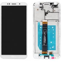 Экран (модуль) в раме Honor 7A, Huawei Y5 Prime (2018) белый
