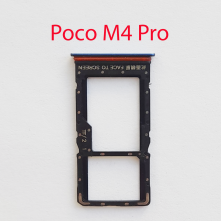 Cим-лоток (Sim-слот) Poco M4 Pro 5G (голубой)