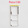 Cим-лоток (Sim-слот) Poco C40 (желтый)