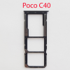 Cим-лоток (Sim-слот) Poco C40 (черный)
