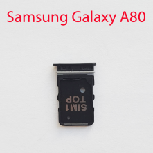 Cим-лоток (Sim-слот) Samsung Galaxy A80 (A805) черный