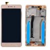 Экран (модуль) в раме Xiaomi Redmi 3s (золотистый)