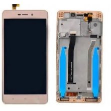 Экран (модуль) в раме Xiaomi Redmi 3s (золотистый)