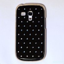 Чехол накладка Diamond Cover для Samsung Galaxy Ace Plus s7500 черный
