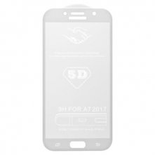 Защитное стекло Samsung Galaxy A7 2017 (белый) 5D
