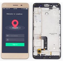 Экран (модуль) в раме Huawei Y5 II (CUN-U29) золотистый