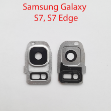 Стекло камеры в сборе для Samsung Galaxy s7, s7 edge серебристый