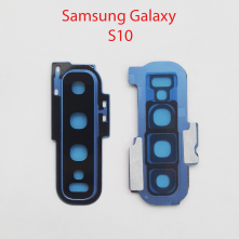Стекло камеры в сборе для Samsung Galaxy S10 G973 синий
