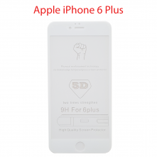 Защитное стекло Apple iPhone 6G plus, 6s plus белый 5D
