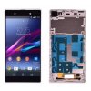 Экран (модуль) в раме Sony Xperia Z1 (C6903) фиолетовый