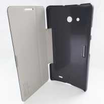 Чехол книжка Nillkin Huawei Ascend Mate чёрный (кожа)