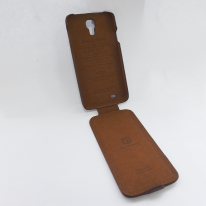 чехол флип Hoco для Samsung Galaxy S4 (I9500) коричневый