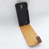чехол флип Pielcedan для Samsung Galaxy S4 (I9500) коричневый