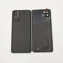 Задняя крышка (стекло) для OnePlus 9R (черный карбон)