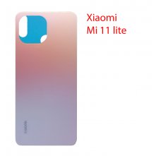 Задняя крышка (стекло) для Xiaomi Mi 11 Lite международная версия с NFC (розовый)