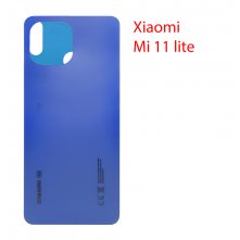 Задняя крышка (стекло) для Xiaomi Mi 11 Lite международная версия с NFC (голубой)