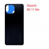 Задняя крышка (стекло) для Xiaomi Mi 11 Lite международная версия с NFC (черный)