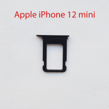 Cим-лоток (Sim-слот) Apple iPhone 12 mini (черный)