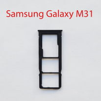 Cим-лоток (Sim-слот) Samsung Galaxy M31 SM-M315F (черный)
