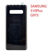 Задняя крышка (стекло) для Samsung Galaxy S10+ (G975) черный