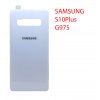 Задняя крышка (стекло) для Samsung Galaxy S10+ (G975) белая керамика