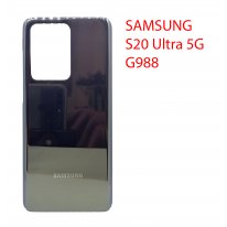Задняя крышка (стекло) для Samsung Galaxy S20 Ultra 5G SM-G988B (серый)
