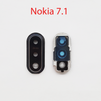 Объектив камеры в сборе для Nokia 7.1 (синий)