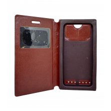 Чехол книжка универсальные W1 (70-129мм) коричневый