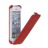 Чехол-книжка кожаный Smartbuy для Apple iPhone 5 (красный)