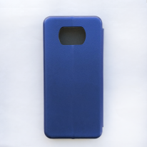 Чехол книжка для Xiaomi Poco X3 pro синий