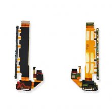 Шлейф кнопки включения и громкости с разъемом зарядки Sony Xperia Z3+, Z4 (E6553)