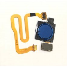 Сканер отпечатка пальца со шлейфом Huawei P40 lite E (ART-L29N) синий