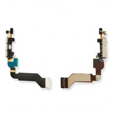 Нижний шлейф Apple iPhone 4S (A1387) белый