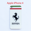 Задняя крышка (стекло) для Apple iPhone 4G белый Ferrari