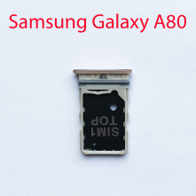 Cим-лоток (Sim-слот) Samsung Galaxy A80 (A805) золото