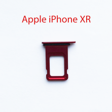 Cим-лоток (Sim-слот) Apple iPhone XR (красный)