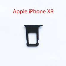 Cим-лоток (Sim-слот) Apple iPhone XR (черный)