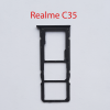 Cим-лоток (Sim-слот) Realme C35 черный