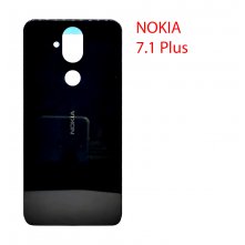 Задняя крышка (стекло) для Nokia 8.1 (черный)